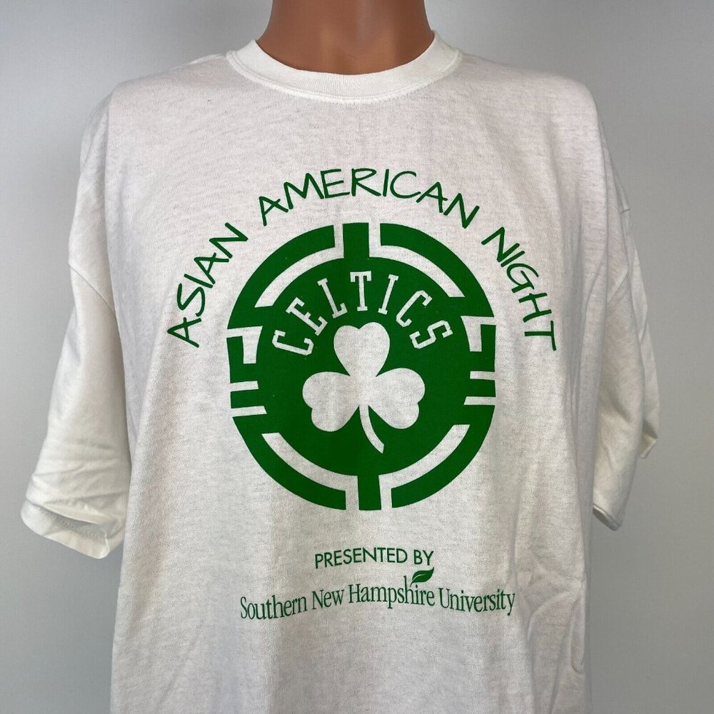 Boston Celtics Asian American Night T Shirt Mens Size XL 2023 NBA Basketball